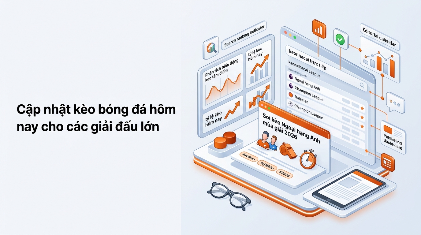 Cập nhật kèo bóng đá hôm nay cho các giải đấu lớn